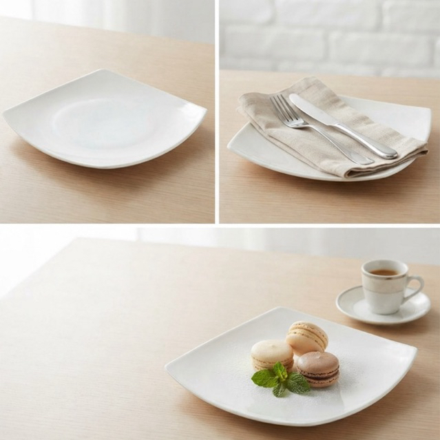 Piring kotak 20cm — thumbnail 4