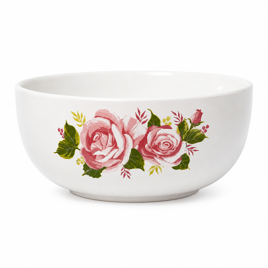 Mangkok Musli Bunga Korea Jepan Style — pink