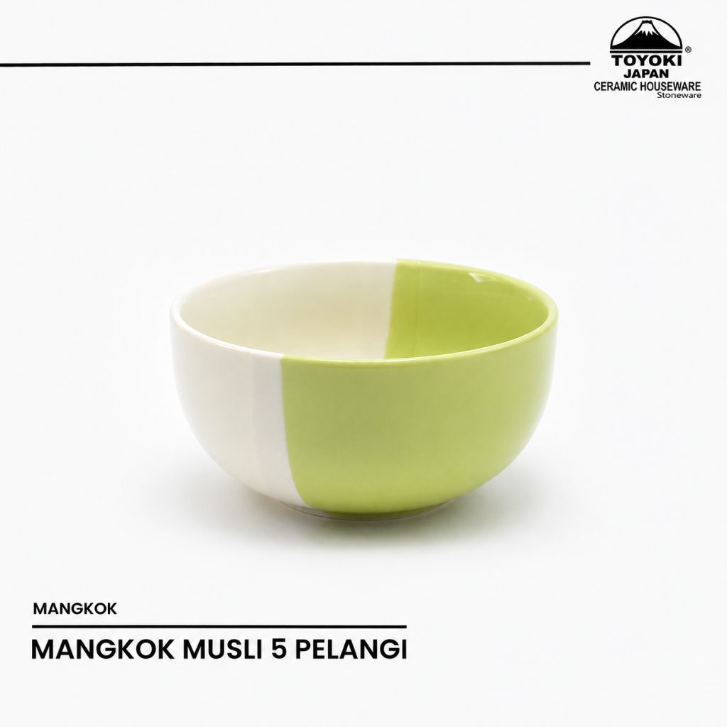 Mangkok Toyoki Musli — hijau