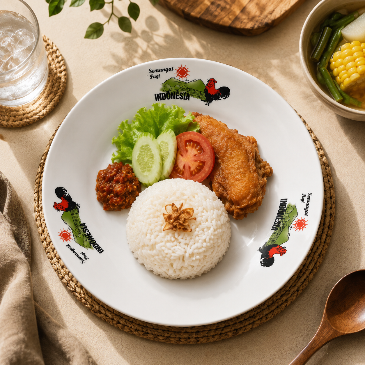 Toyoki Piring Ayam Jago Selamat Pagi — thumbnail 4